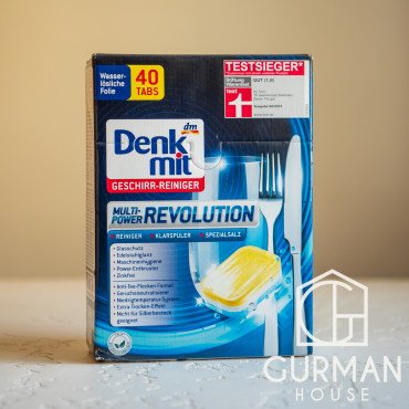 Таблетки для посудомоечной машины Denkmit Revolution Multi-Power 40 шт
