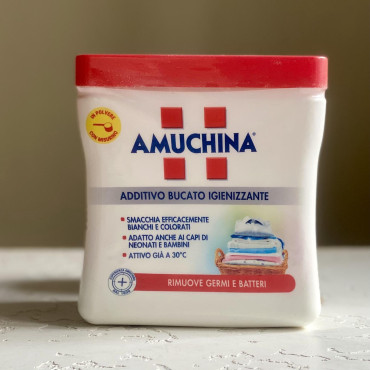 Дезинфицирующий усилитель порошка Амучина Amuchina Additivo Polvere Igienizzante 500 г