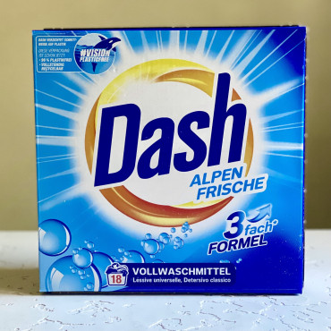 Порошок для стирки универсальный Dash Alpen Frische 1,17 кг