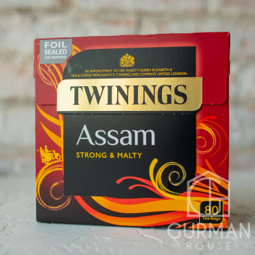 Чай черный пакетированный Assam Twinings 80 пакетиков
