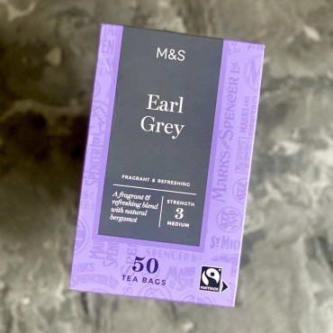 Чай черный с бергамотом Earl Grey Loose MARKS & SPENCER 50 пакетиков