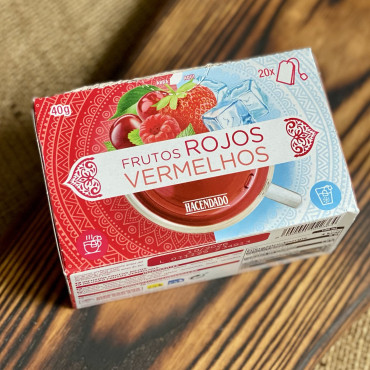 Чай фруктовый Frutos Rojos Hacendado 20 пакетиков