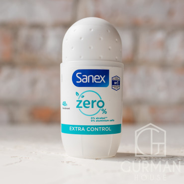 Дезодорант шариковый без солей алюминия Sanex Zero Deodorant Roll On Extra Control 50 мл