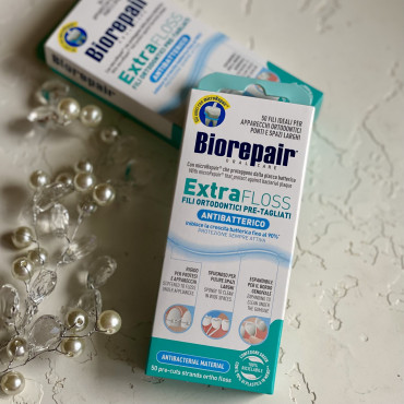 Зубна нитка Антибактеріальна Biorepair 50 шт