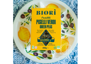 Безглютеновые макароны Фузилли из зеленого горошка Piselli Verdi Biori 250 г