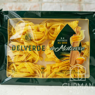 Яичная лапша Феттучини Fettuccine №8 Delverde 250 г