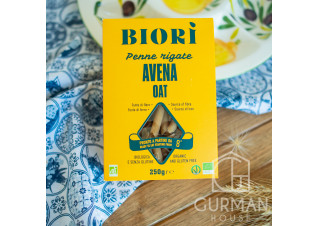 Органические макароны Penne Rigate из цельнозернового овса Biori 250 г