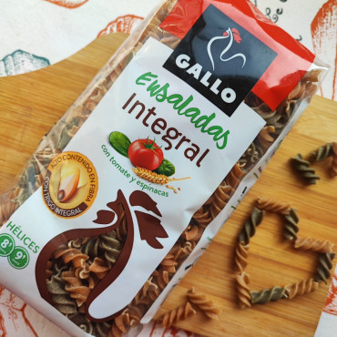 Макарони цільнозернові Gallo Integral з овочевим пюре 400 г