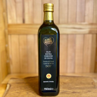 Оливковое масло первого холодного отжима Оlio Extra Virgin di oliva Terra di Bari Amo Essere750 мл
