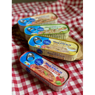 Філе макрелі у томатному соусі з базиліком Filets de Maquereaux Sauce Tomate Basilic 215 г