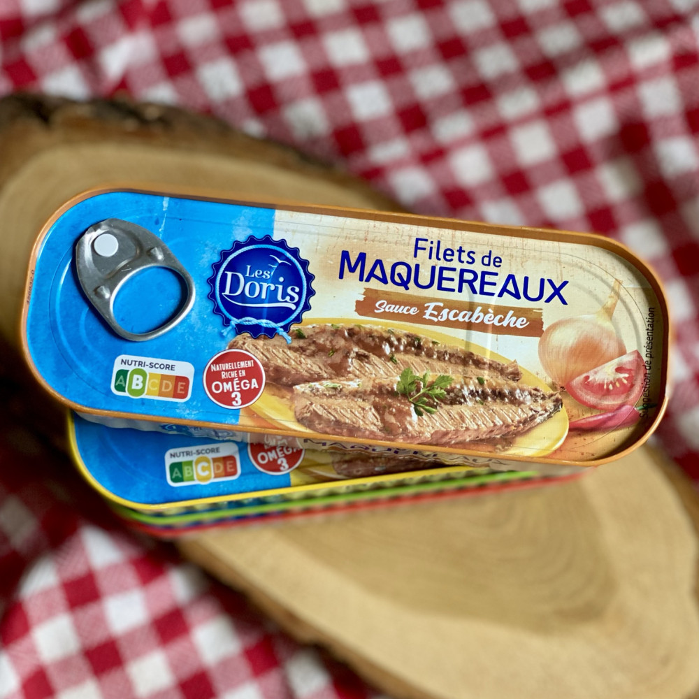 Філе макрелі в соусі Ескабечі Filetsde Maquereaux Sauce Escabèche 215 г