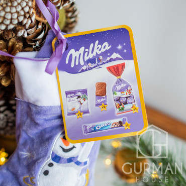 Подарунковий Чобіток із солодощами Milka 197 г