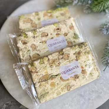 Торроне с фисташковым кремом и орехами Torrone Pistacchi Quaranta 150 г