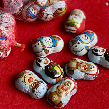 Новогодний фигурный шоколад 80 г
