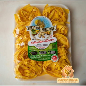 Яичная лапша ручной работы Феттучини Fettuccine Luciana Mosconi 500 г