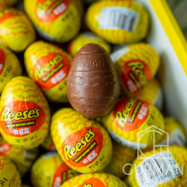 Шоколадные яйца с арахисовым маслом Reese's Milk Chocolate 35 г