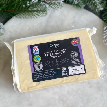 Сыр чеддер Deluxe большой выдержки №5 300 г