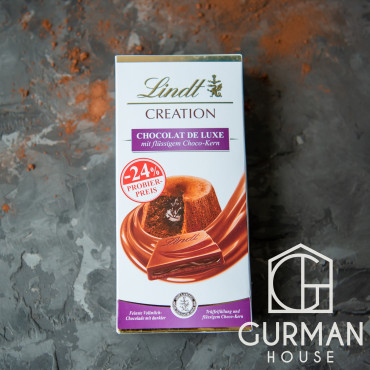 Чорний шоколад Lindt Creation Chocolate De Luxe з трюфельною начинкою 150 г