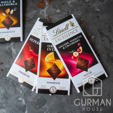 Черный шоколад Lindt Excellence с перцем чили 100 г