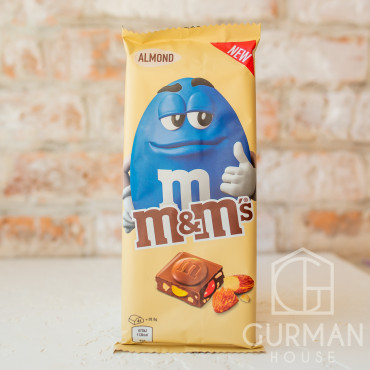 Молочный шоколад M&M's Almond с Миндалем и разноцветными драже 165 г