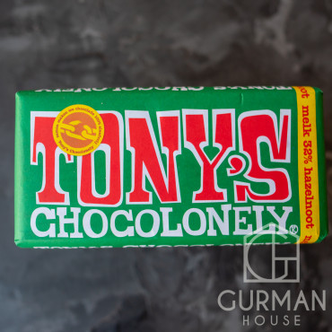 Молочний шоколад Tonys Chocolonely з лісовим горіхом 180 г