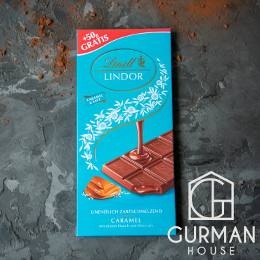 Молочний шоколад Lindt Lindor Солона карамель Caramel Salz 100 г
