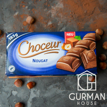Молочный шоколад Nougat Choceur с ореховой нугой 185 г