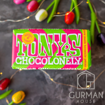 Молочний шоколад Tonys Chocolonely брауні з горіхом пекан 180 г