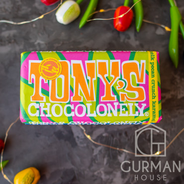 Молочний шоколад Tonys Chocolonely з карамеллю та горіхом пекан 180 г