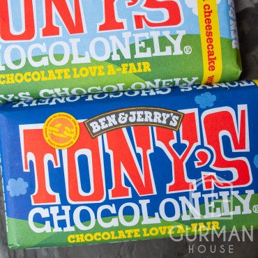 Молочный шоколад Tonys Chocolonely & Ben & Jerry`s с хрустящими кусочками брауни 180 г