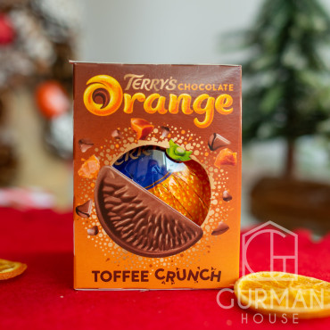 Шоколадный апельсин Terry's Orange Chocolate Toffee Crunch Хрустящая карамель 152 г