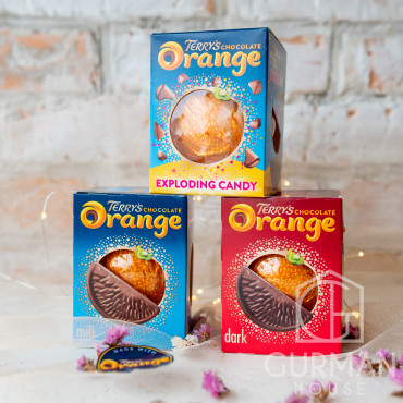 Шоколадний апельсин Terry's Orange Chocolate Exploding Candy Вибухова карамель 147 г