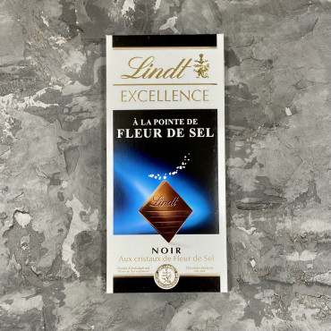 Чорний шоколад із морською сіллю Lindt Excellence Excellence Fleur De Sel 100 г