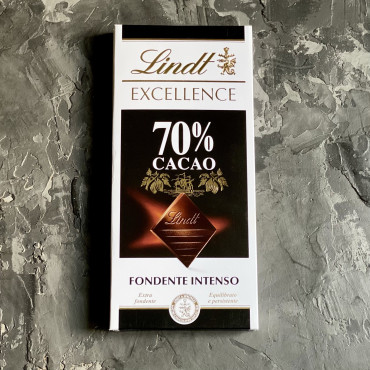 Чорний шоколад Lindt Excellence 70% какао 100 г