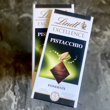 Чорний шоколад Lindt Excellence Pistacchio Фісташка 100 г