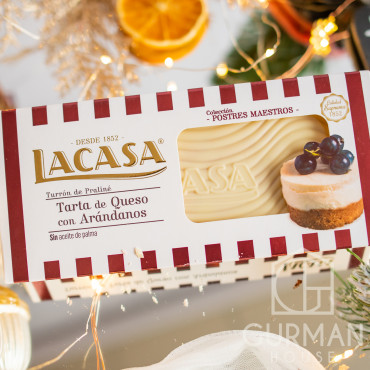 Туррон Рождественский Turrón de Tarta de Queso con Arándanos Lacasa 225 г