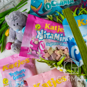 Фруктові йогуртові цукерки Katjes VitaMinis Joghurt 175 г