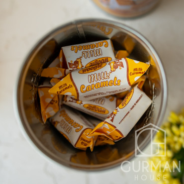 Цукерки Корівка Milk Caramels Woogie у бідончику 250 г