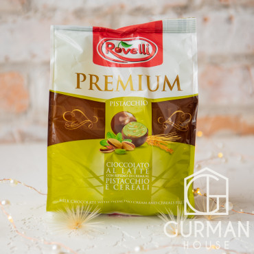 Шоколадные конфеты Фисташковые Premium Rovelli 250 г