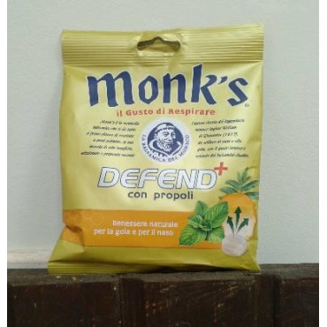 Лечебные леденцы Monk's Classica ментол и прополис  46 г