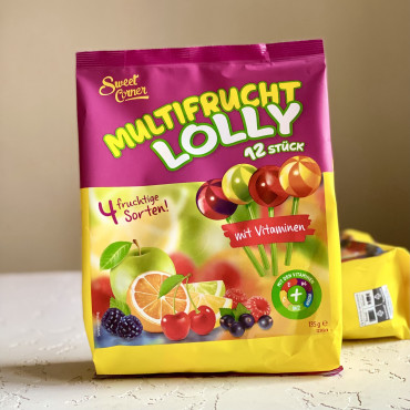 Фруктові льодяники на паличці Lollies Emotionali 135 г