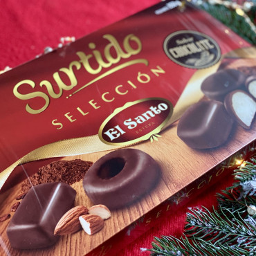 Подарочный набор Польворонес в шоколаде Surtido Selecciоn Sabor Chocolate El Santo 350 г