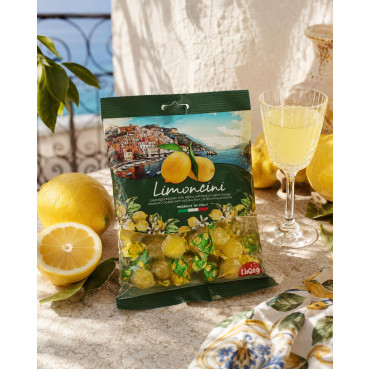 Леденцы лимонные Liking Limoncini 175 г