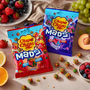 Жевательные конфеты Chupa Chups MADS Fruits 115 г