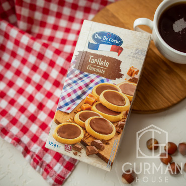Печенье тарталетки Duc de Coeur с шоколадом 125 г