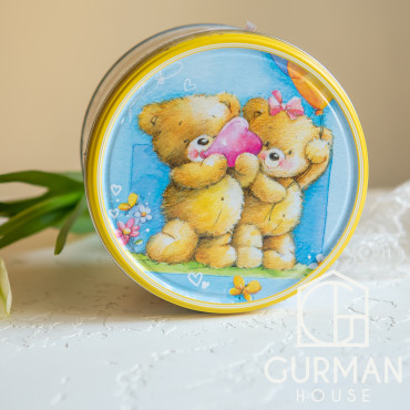 Данське печиво в жерстяній коробці Teddy Bears Jacobsens 300 г