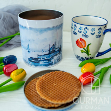 Голландські карамельні вафлі Stroopwafels Originele Kanjers 320 г