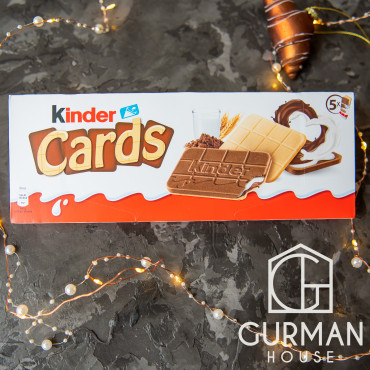 Печенье Kinder Cards 128 г