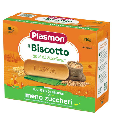 Детское печенье Плазмон Plasmon Biscotto с минимальным содержанием сахара 320 г