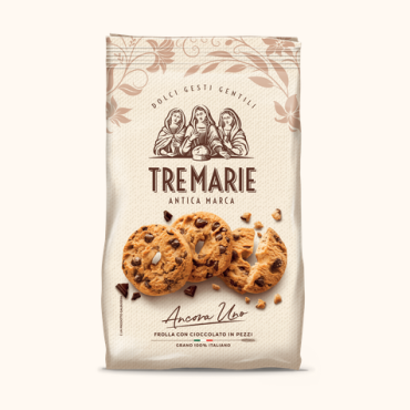 Печенье песочное Tre Marie с кусочками черного шоколада 360 г